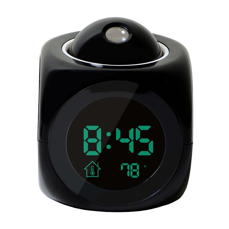 Neue Wecker Digital LCD Display Stimme Sprechen LED Projektion Temperatur Decor Hallo 888