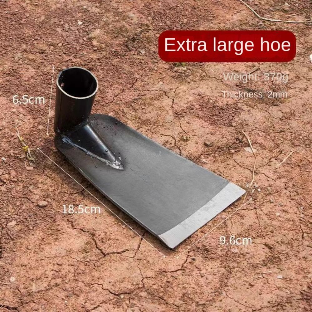 Weeding Supplies Manganese Steel Garden Hoe Anti-Rust Durable Agricultural Rakes Manual Weeding Removal Tool Garden Yard Farm: grey