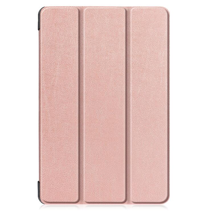 Skrzynki pokrywa dla LG G Pad 5 10.1 cala magnes odwróć PU skórzany tył stojak Capa Funda Coque + rysik: rose gold