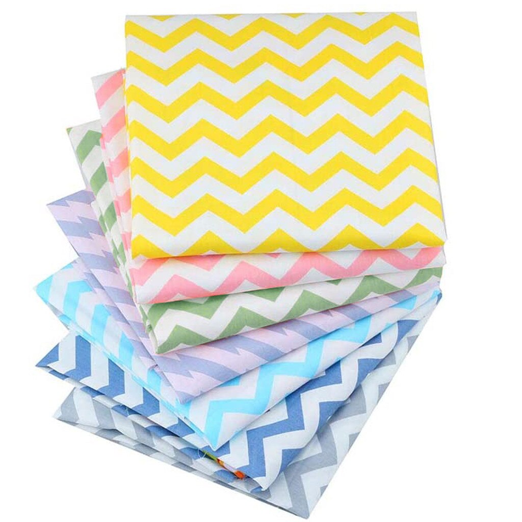 Yellow Patchwork Cotton Twill Quilting Fabric Breathable Cotton Sewing Material Child Handmade Diy Fabric #T2G: Default Title