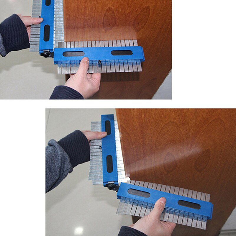 Steel Contour Profile Gauge Multi-function Metal Contour Gauge Shape Duplicator Precisely Copy Irregular Shapes Measure Ruler