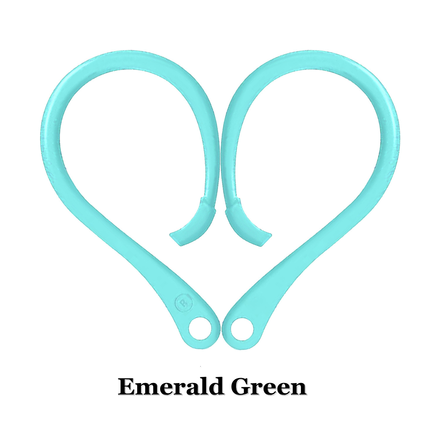 Almohadillas antipérdida con gancho para la oreja, ajuste seguro, accesorios protectores de auriculares inalámbricos de silicona, 1 par de soportes para Apple AirPods 1 2 3 Pro