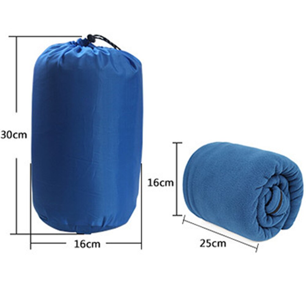 Outdoor Camping Hiking Climbing Lightweight warm sleeping bag Fleece Sleeping Bag Portable Travel Warm Sleeping Bag Liner For