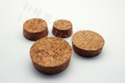 Glass bottle lab glass vial with cork stopper sealed medicine bottles jar