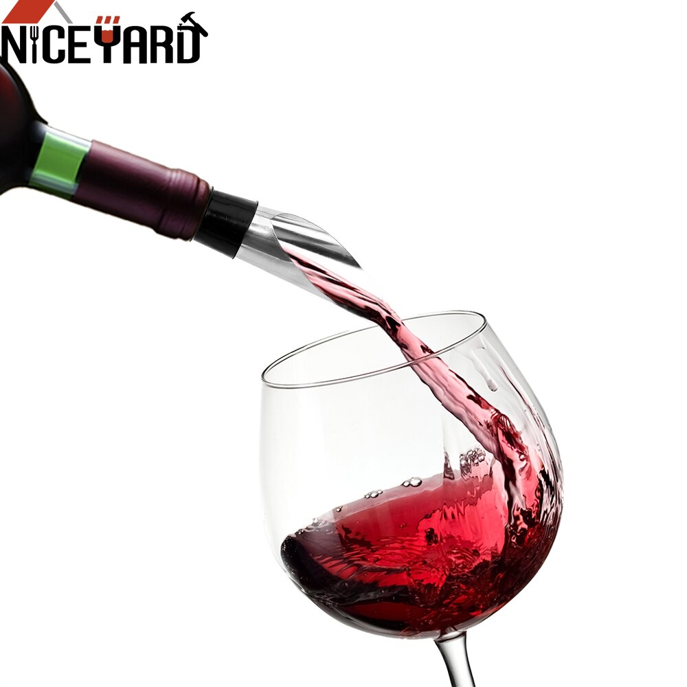 Niceyard Rvs Rode Wijn Tuit Stopper Liquor Geest Schenker Bar Accessoires Wijn Fles Giet Bar