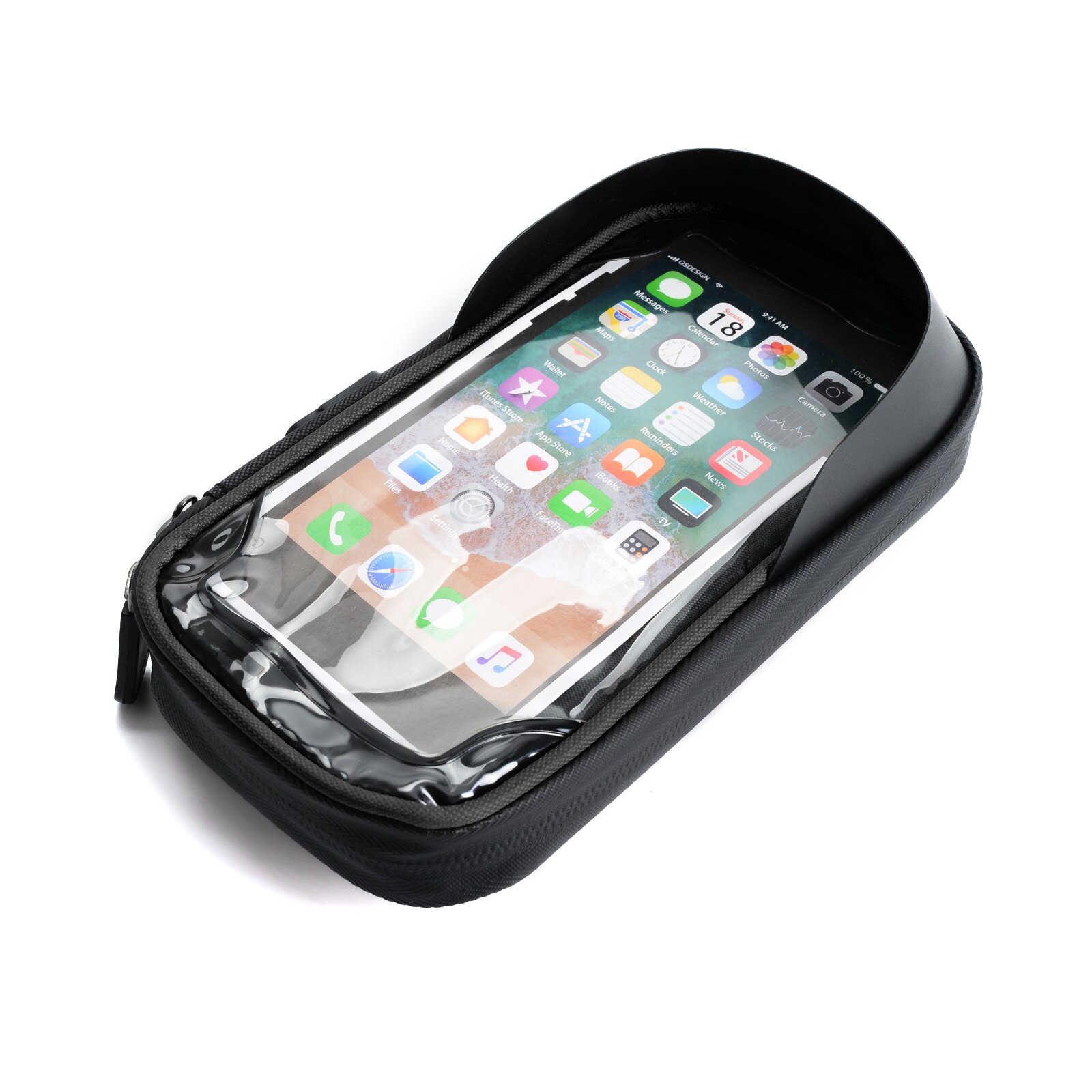 6.4 Cal góry uchwyt na telefon rowerowy stojak wodoodporny uchwyt robić kierownicy rowerowej torba uniwersalna telefon ekran dotykowy podstawka strąk telefon