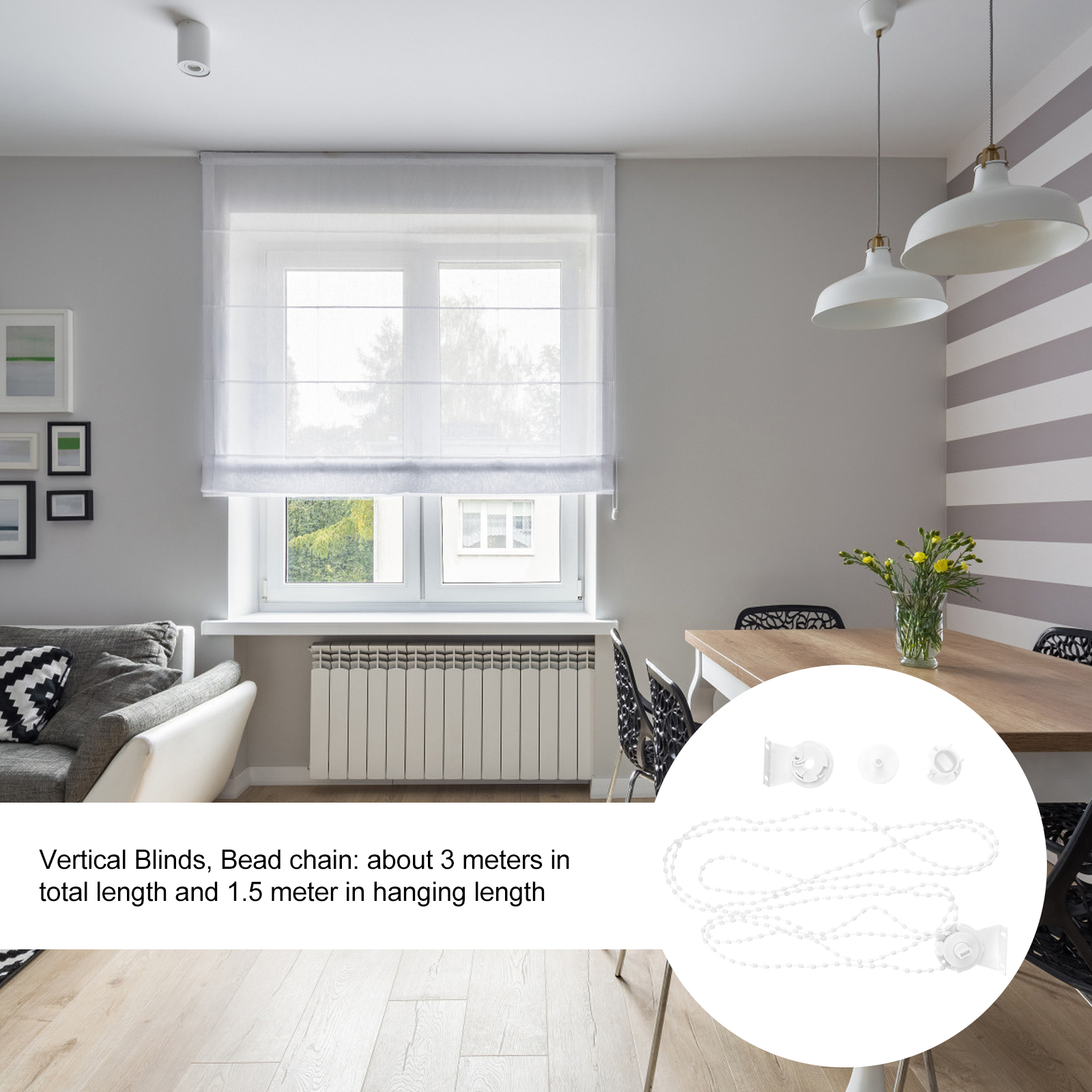 Roller Shade Blind Beaded Chain Cord Clutch “U” Shape with Metal Core Roller Shade Clutch “U” Shape with Metal Core Blinds