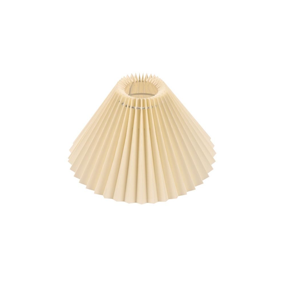 Deckendekor moderner Plissee Lampenschirm Minimalistisch Waschbar Kronleuchter Abdeckung retro DIY Tischlampe Abdeckung Wandlampe: Licht Gelb