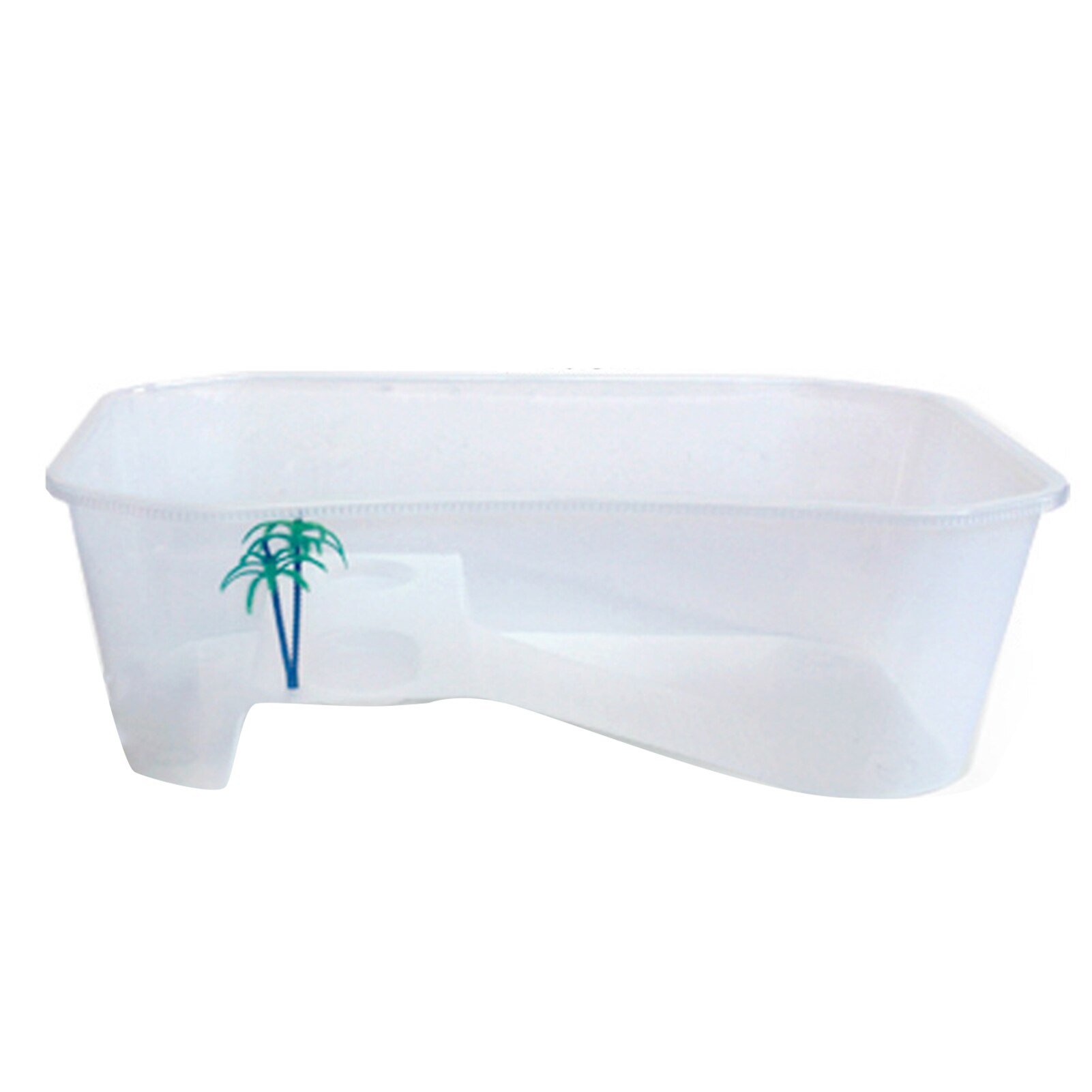 Turtle Tank Aquarium Open Fish Tank with Basking Platform Turtle Habitat Turtle Tank Aquarium for Crayfish MAZI888