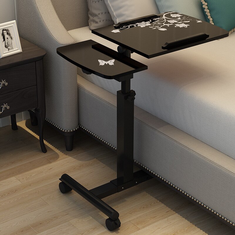 Foldable Computer Table for Bed Portable Rotate Laptop Desk Table Can be Lifted Standing Desk Home Furniture