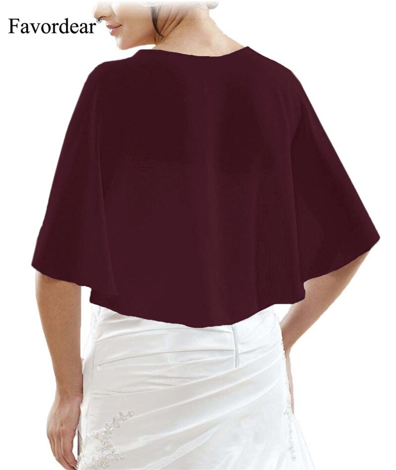 Favordear Elegante Zachte Chiffon Sjaal Sjaals Wraps en Pashmina voor Avondfeest