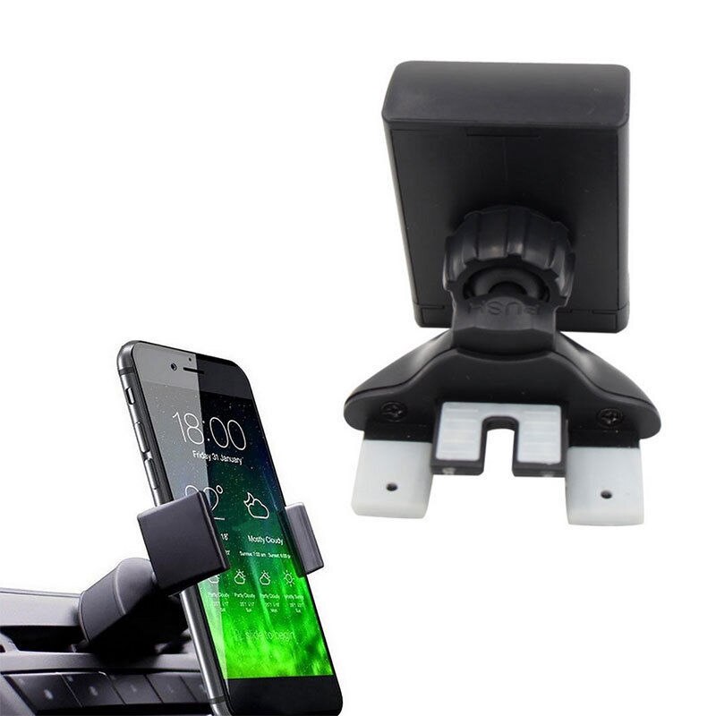 Universele 360 auto cd-speler telefoonhouder standaard ondersteuning voor mobiele telefoon gps