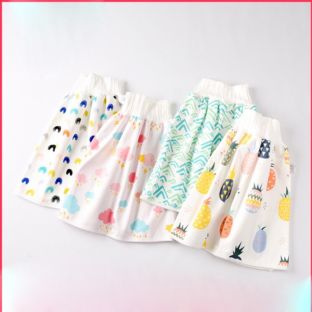 Comfy Childrens Luier Rok Shorts 2 In 1 Waterdichte En Absorberende Shorts Voor Baby Peuter Luier Rok Pad