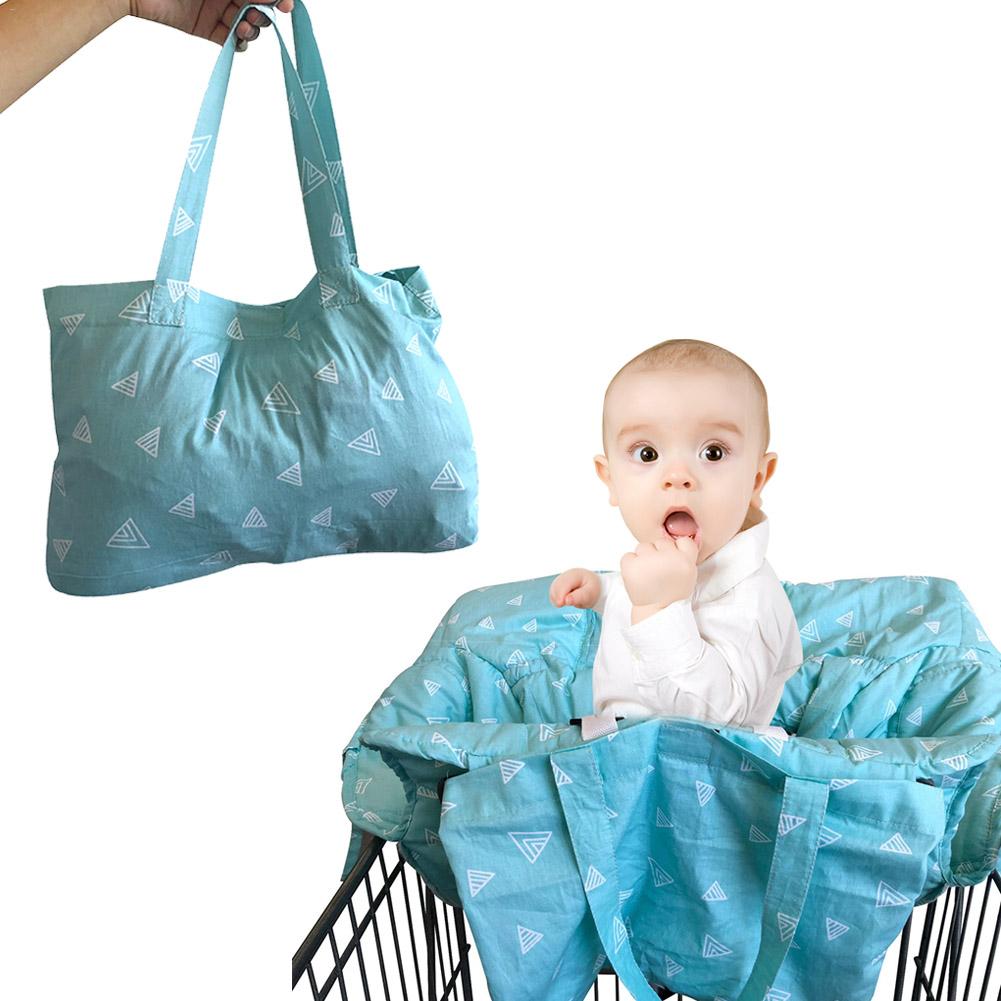 Draagbare Baby Winkelwagen Kussen Supermarkt Winkelen Eetkamerstoel Pad Auto Beschermende Mat Zitje Reizen Voor Kinderen In Voorraad