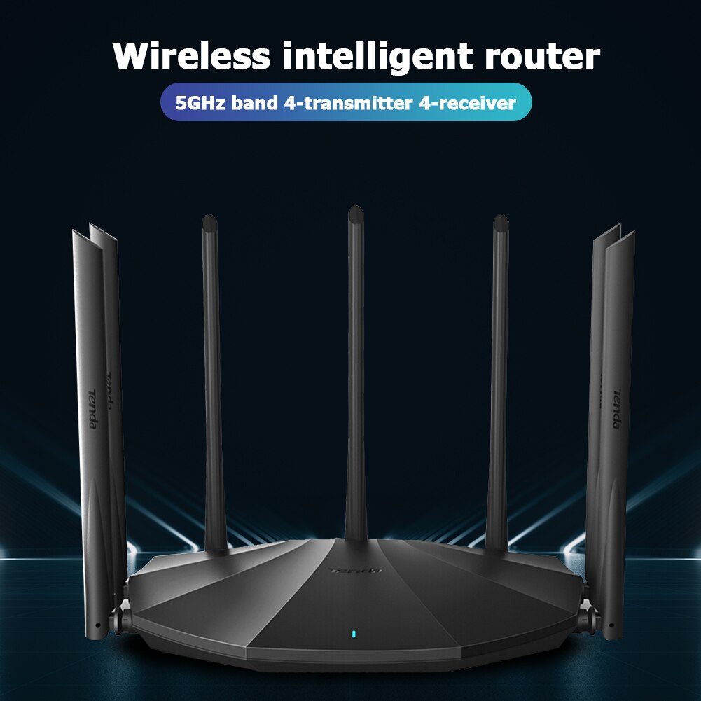 Routeur wi-fi double bande AC23 2100 mbps, amplificateur sans fil 2.4 + 5GHz, répéteur pour une couverture étendue avec 7x6dbi