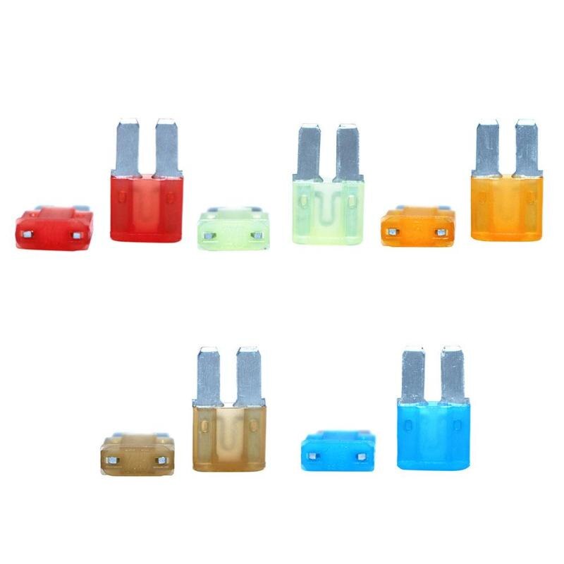Kit de fusibles de cuchilla surtido para coche, Kit de fusibles de cuchilla surtido para automóvil Micro2 ATR, 5A, 7.5A, 10A, 15A, 20A, 10 Uds.