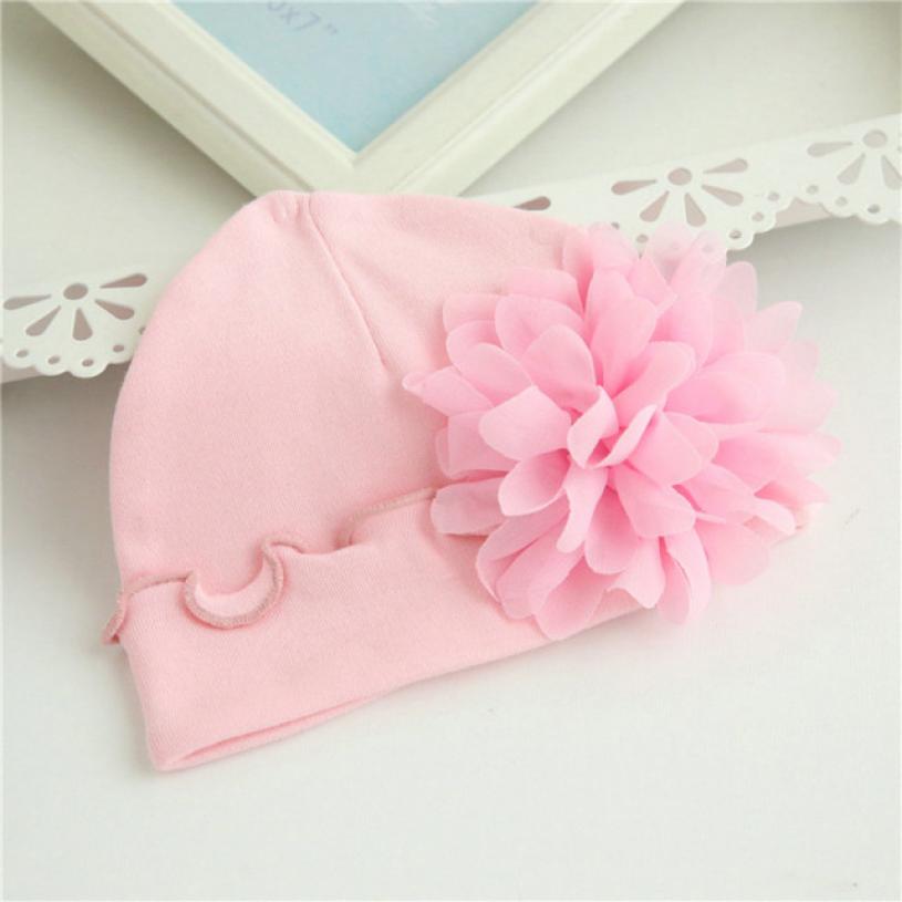 Baby Hat Baby Cap Newborn Baby Girls Infant Toddler Flower Hat Cotton Soft Hat Cap PK 15
