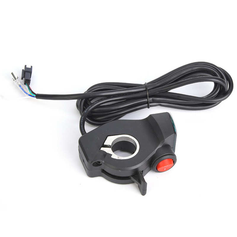 E-bike12-99V E-Bicycle Thumb Throttle Handle Bar Grip Gas Twist Throttle Electric Scooter Voltage Battery Display
