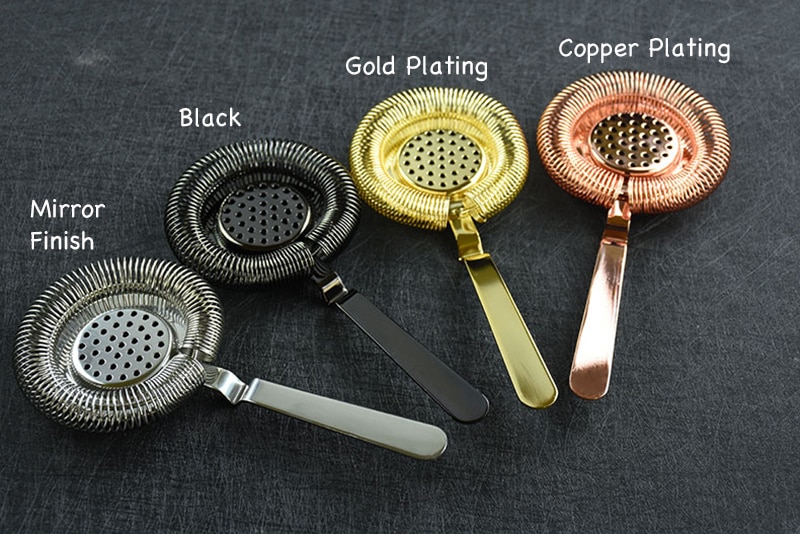 Cocktail Strainer Hoffman Bar Strainer Deluxe Strainer For cocktail drink Bar tool Cocktail Shaker Bar Ice Strainer