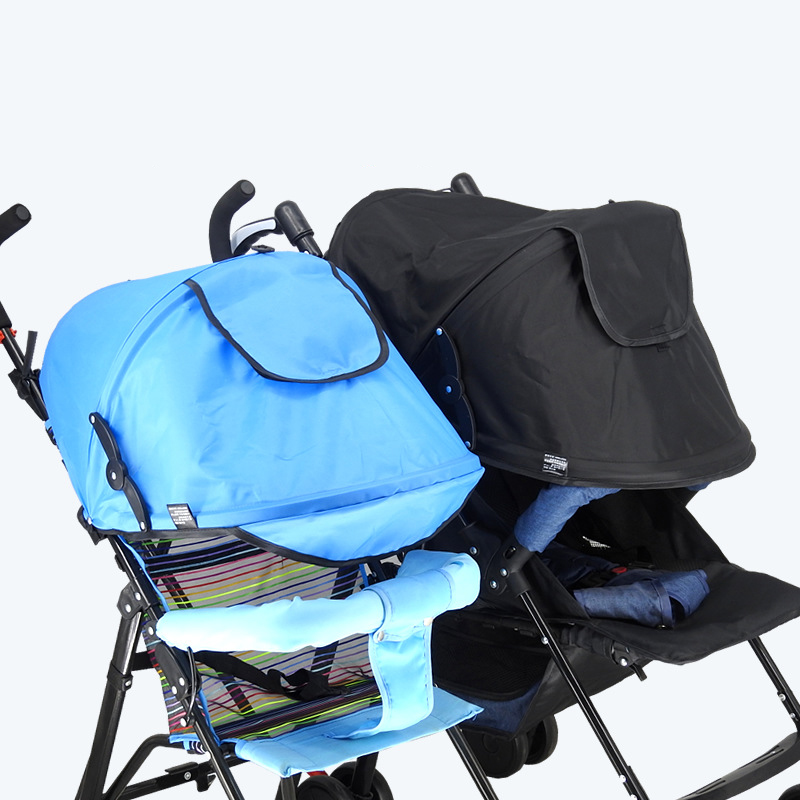 Dossel de cobertura completa independente do guarda-sol do carrinho de bebê, dossel de pano do pára-sol, dossel à prova de chuva