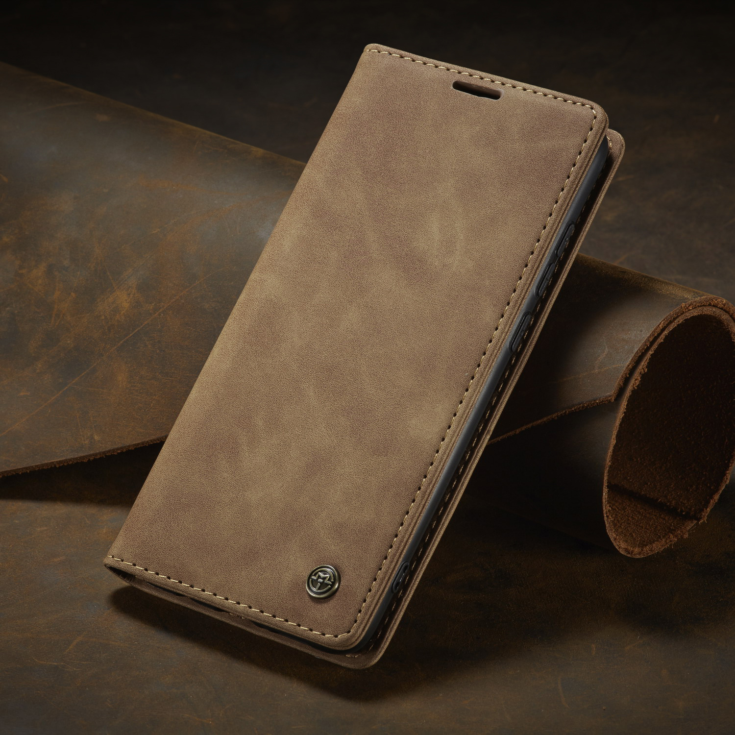 Redmi Note 8 Case Portemonnee Fundas Voor Xiaomi Redmi Note 8 Pro 8Pro Note8 Cover Luxe Pu Leather Flip Magnetische stand Coque Behuizing: Redmi Note 8 Pro / Bruin
