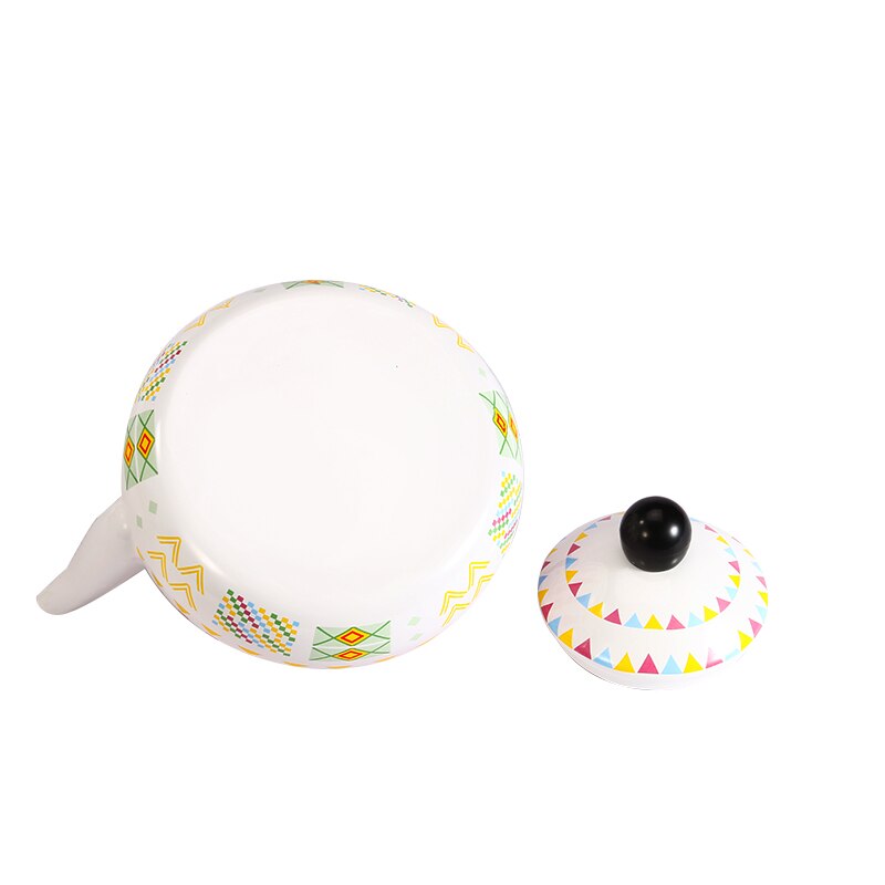 Japanese porcelain enameled handmade enamel kettle cold water tea pot electromagnetic furnace gas enamel teapot 1.5-2.5L