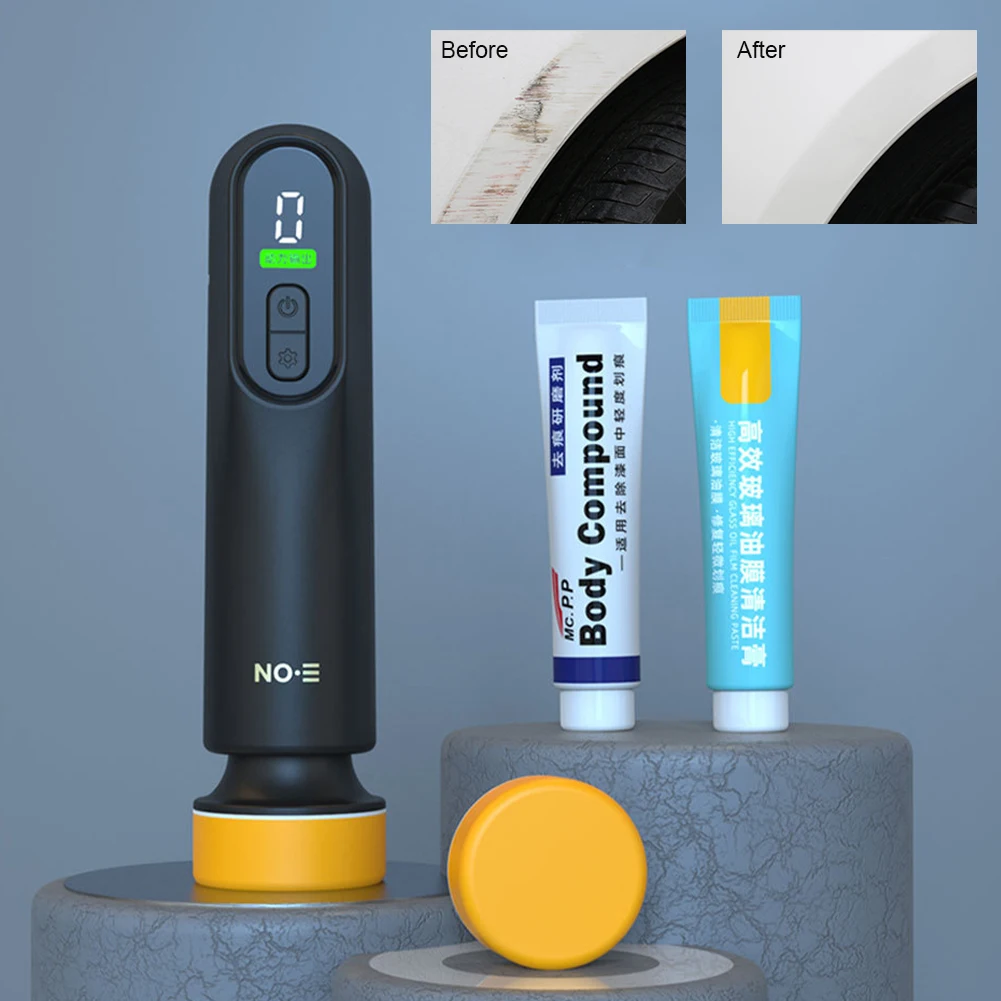 Car Waxing Polishing Sanding Machine Car Paint Scratch Repairing Machine Windscreen Glass Oil Film Remove Machine 12000RPM