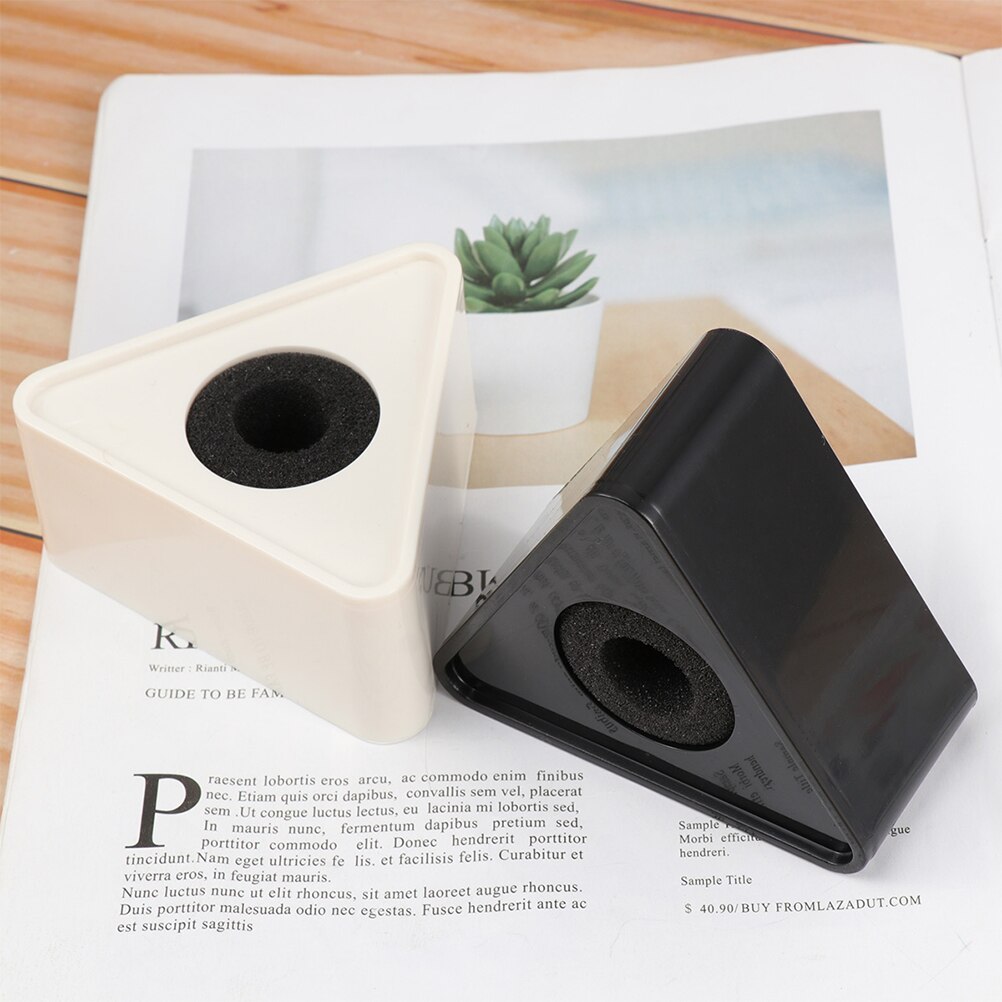 4pcs ABS Injection Molding Triangular Interview Mic Microphone Logo Flag Station