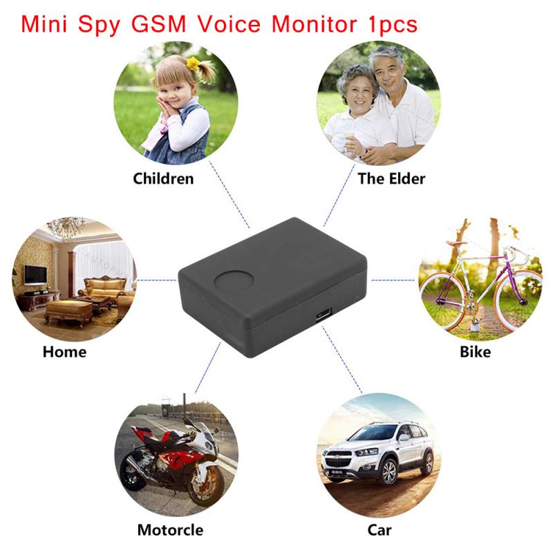 N9 Mini Spy Gsm Audio Luisteren Twee-weg Audio Apparaat Anti Verloren Apparaat Ingebouwde Microfoon Persoonlijke Voice Activering voor Kinderen Veiligheid