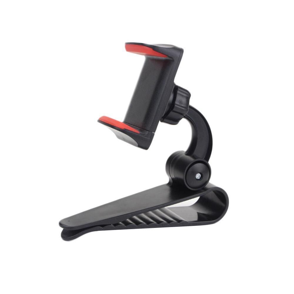 Innovatieve Universele Veilig Zonneklep Auto Telefoon Houder Handl Installeren ZY0209 Op Telefoon Navigatie Houder Clip Spiegel Voor Mobiele M2S1: gray