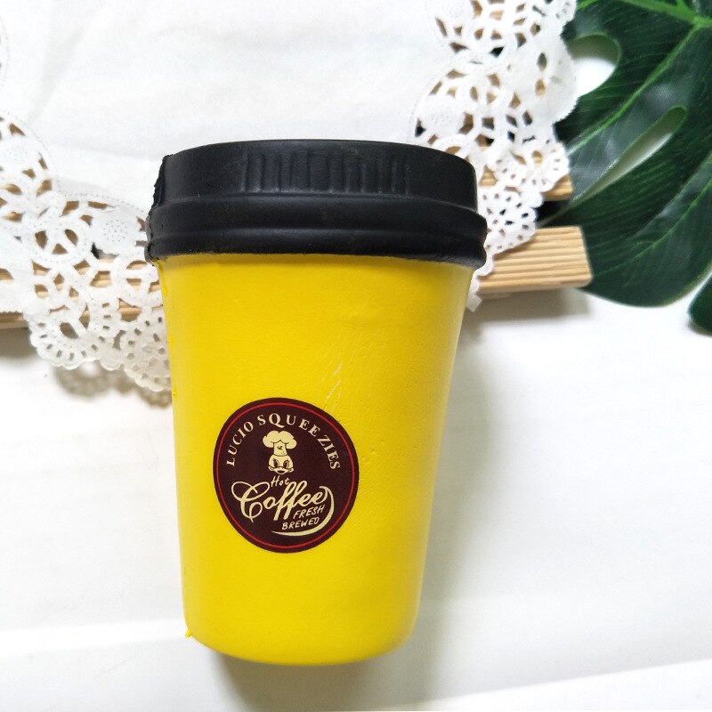 Squishy mignon doux Pu lente rebond Simulation mousse décompression tasse à café amusant adulte enfants presser jouets: QZY8109-3