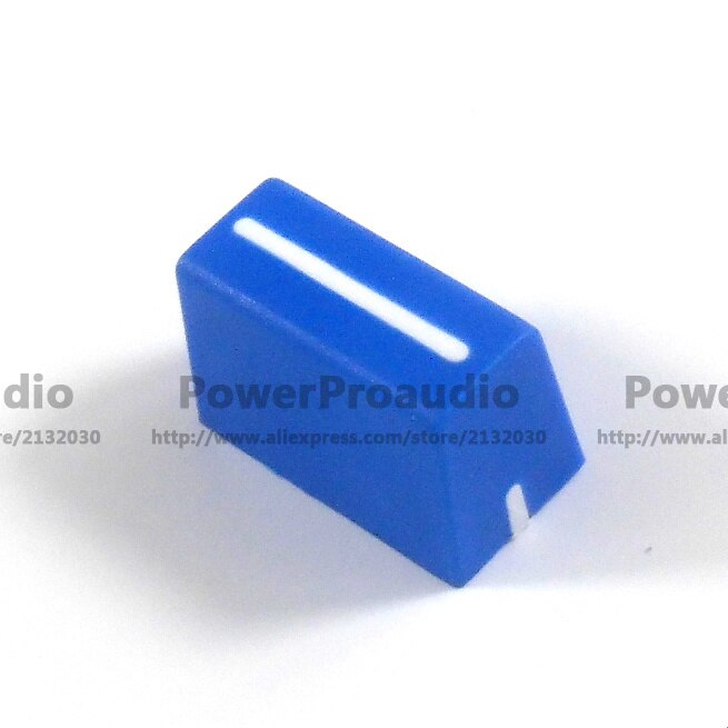 20 pçs/lote azul escuro novo canal crossfader fader botão tampa para rane 56 57 61 62 64 68