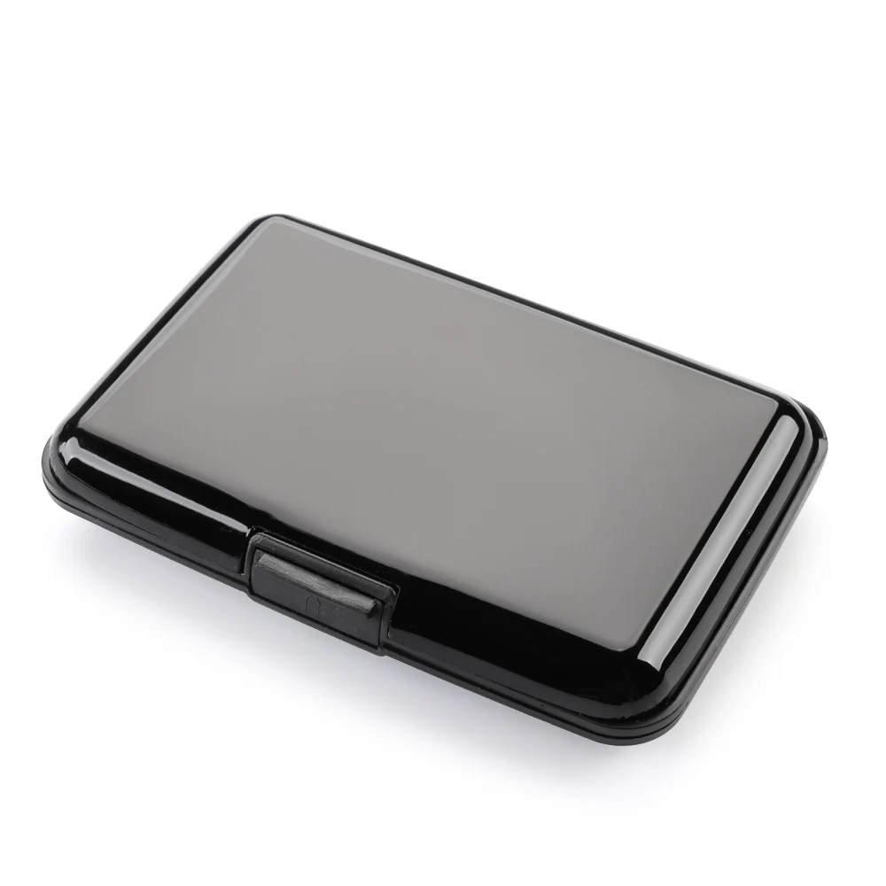 Aluminum Anti-Theft Wallets RFID Blocking Credit Card Holder RFID Wallet Metal Waterproof ID Card Case Coin Purse for Men Women: Beige