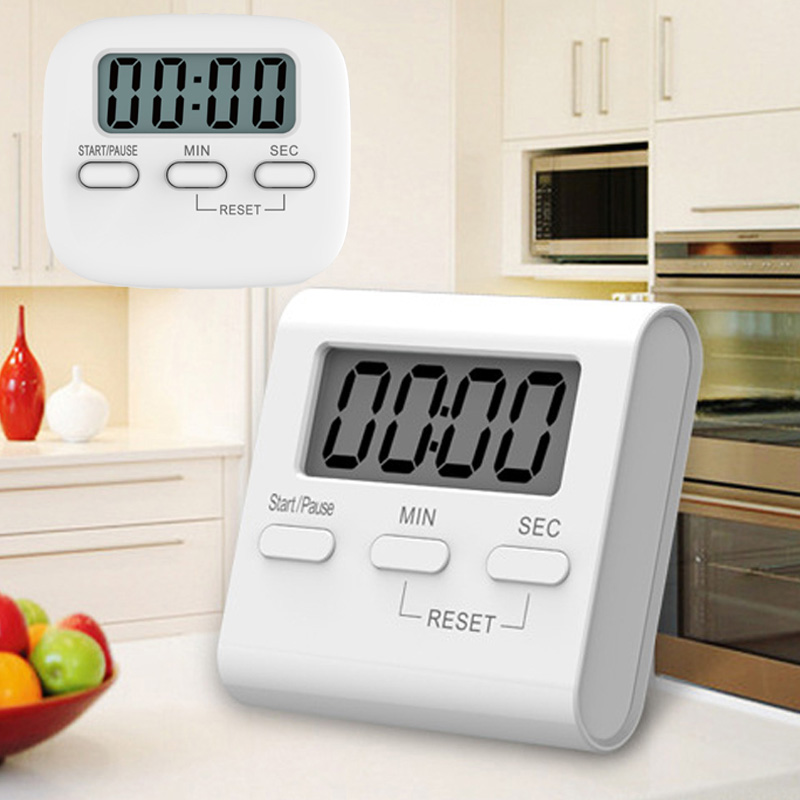 Student Timer Kitchen Gadgets Magnetic Timer Count UP Alarm Clock Reminder LCD Digital Kitchen Countdown Cooking Tools