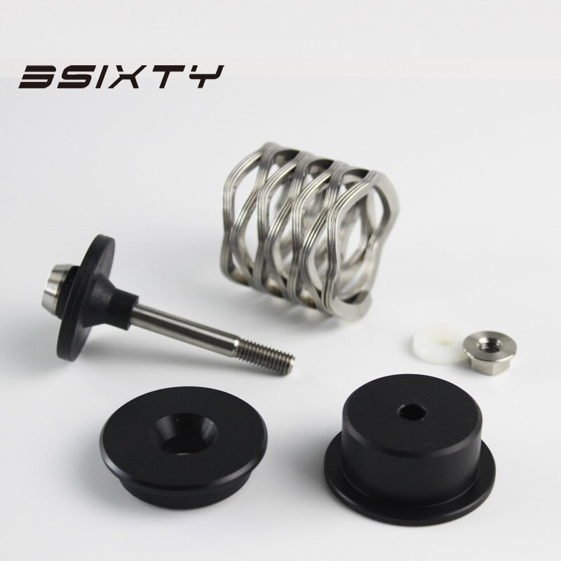 3SIXTY Titanium Bolt or Wave Spring for Brompton Rear Shock Suspension Folding Bicycle: Titanium Bolt-silver