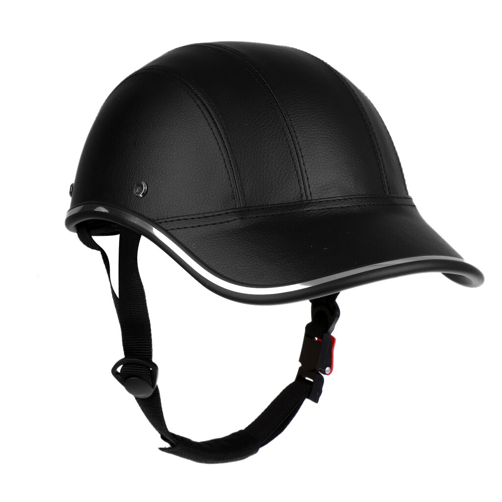 Safety Motorcycle Helmet Horse Riding Protective Hat Padding: Black