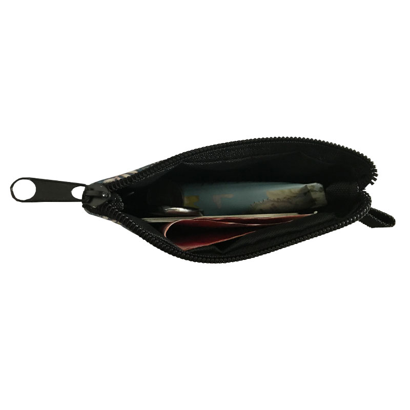 Simpatico gattino gatti/cuccioli stampa portamonete per adolescenti borse da scuola per bambini bambini donne per viaggio borsa portamonete d'argento portatile