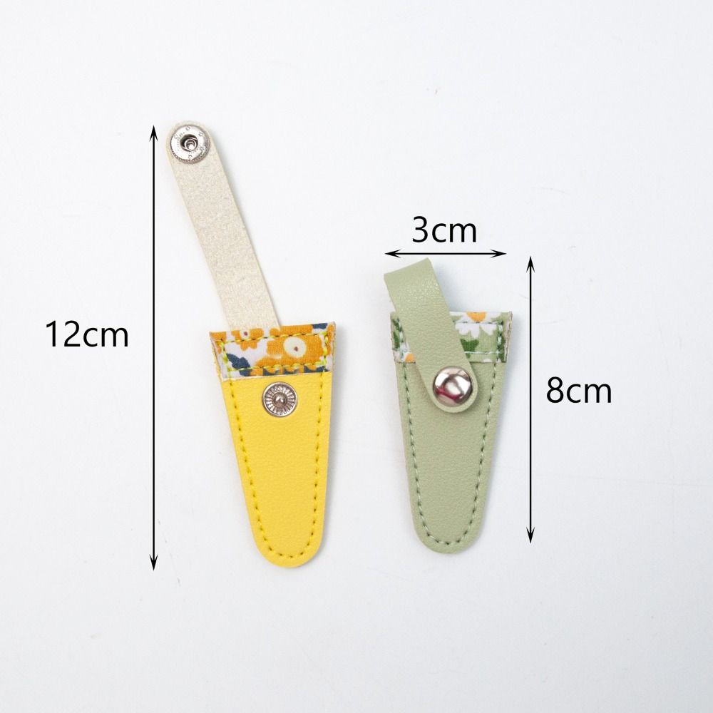 Embroidery Scissors Sheath PU Leather Scissors Protective Cases Dead Skin Tweezers Cap Scissors Cover Household Sewing Tools