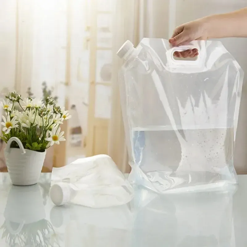 2L/3L/5L/10L Outdoor Faltbare Eimer Faltbare Wasser Tasche Überleben Wasser Lagerung Tragbare Wasser Träger Container camp Wandern