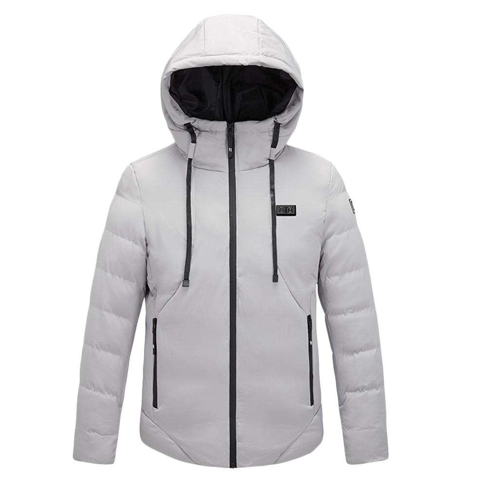Chaleco calefactado con Usb para hombre y mujer, ropa térmica para caza, calentador de invierno, 9 L-5XL: Gris / L