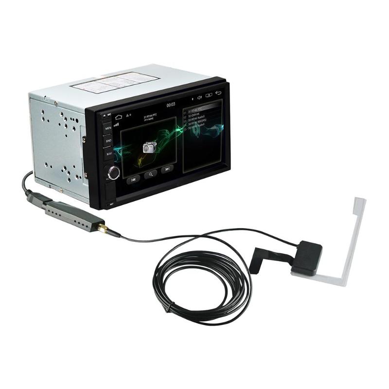 DAB002 Auto Dab Antenne W Usb Adapter Ontvanger Voor Android Car Stereo Speler Sma Dab Ontvanger Doos Auto Radio Antenne antenne Kabel