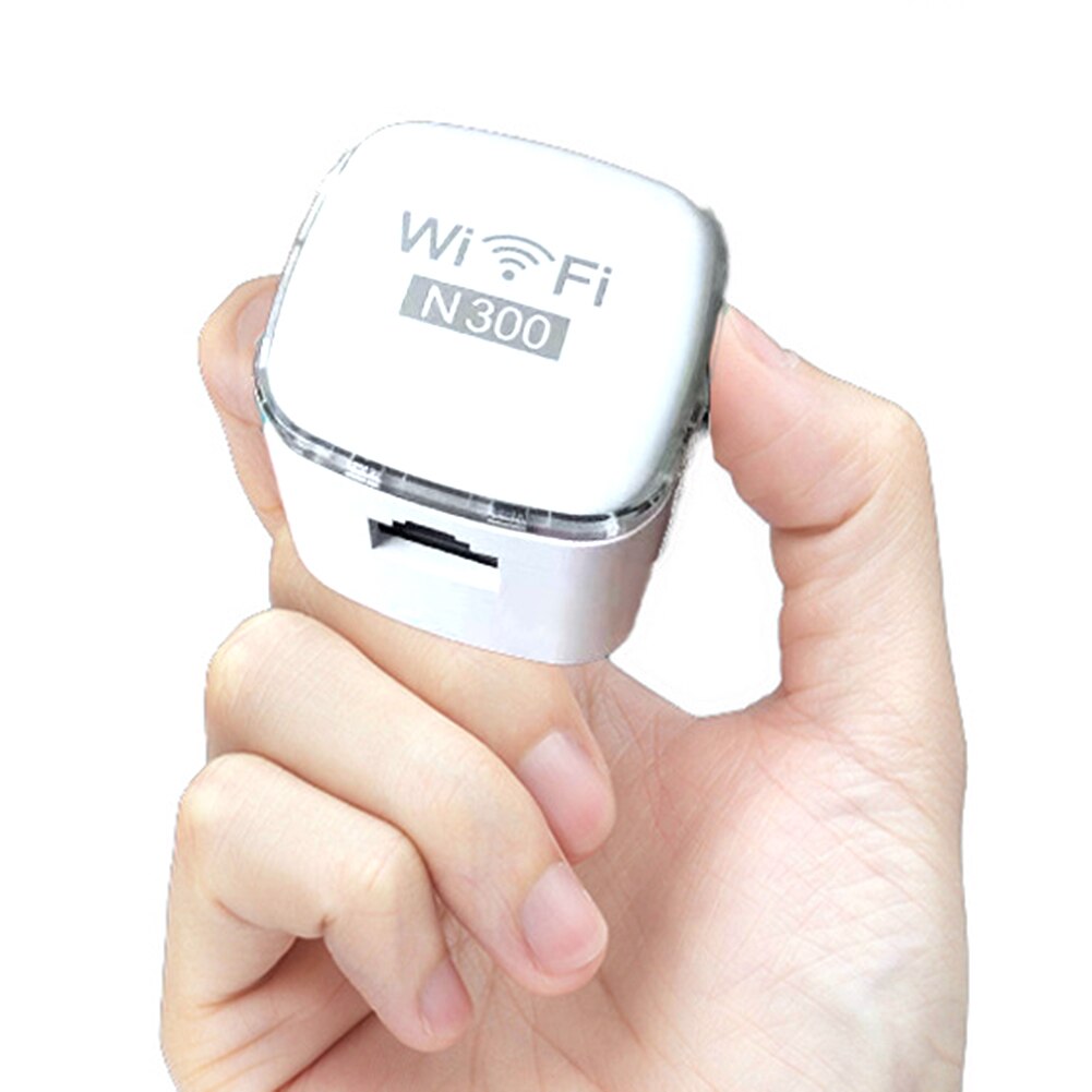 WiFi Range Extender Mini Wireless 300 Mbps Wi-Fi Repeater Ethernet Port Internet Signal Amplifier GDeals