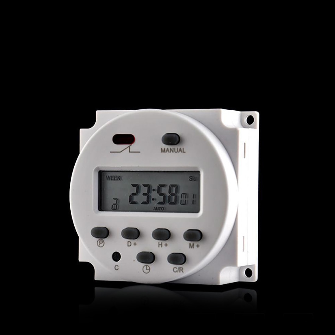 Programmeerbare Tijdrelais Programmeur Ingebouwde Oplaadbare Batterij 12V 24V 110V 220V 7 Dagen Wekelijkse digitale Timer Schakelaar