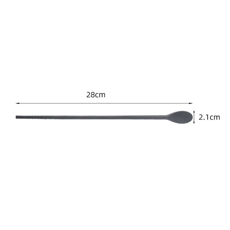 Palillos chinos de silicona de doble uso, cuchara mezcladora para cócteles, palillo japonés para comer comida de China, vajilla de mesa para el hogar y la cocina
