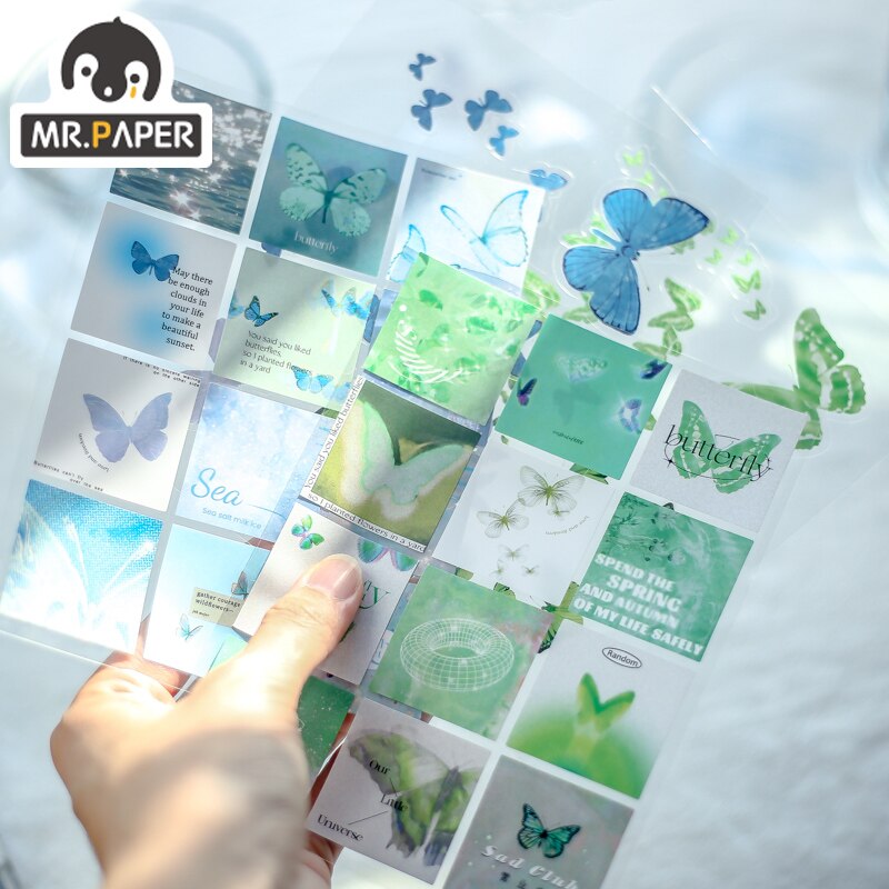 Mr.Paper 8 Designs Butterfly Effect Series Flat Sh... – Vicedeal