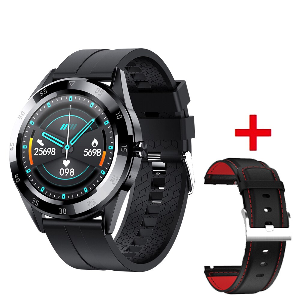 Y10 Intelligente Braccialetto di Vigilanza di Chiamata Bluetooth Frequenza Cardiaca Misuratore di Pressione Sanguigna di Ossigeno Nel Sangue di Monitoraggio Per Il Fitness Sport Della Vigilanza Del Braccialetto Intelligente: BK Silca BR lether