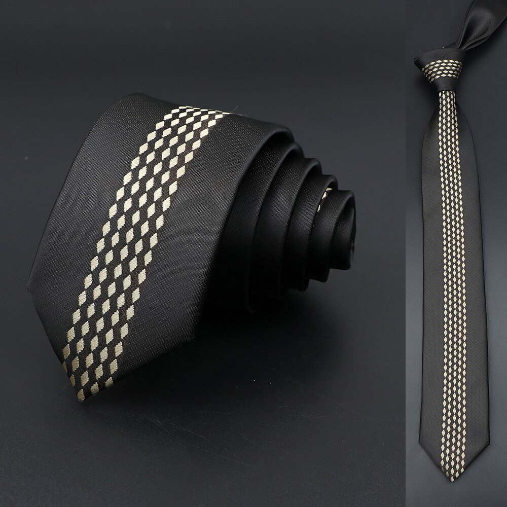 Skinny 6Cm Ties Voor Mannen Trouwjurk Stropdas Zwart Rood Bloemen Paisley Patchwork Tie Business Slanke Overhemd Accessoire cravate: 21