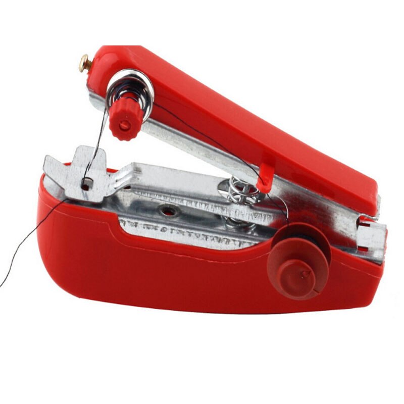 Portable Mini Manual Sewing Machine Handheld Garment Fabric Sew Machine Use And Convenient Sewing Tools For Needlework Operation