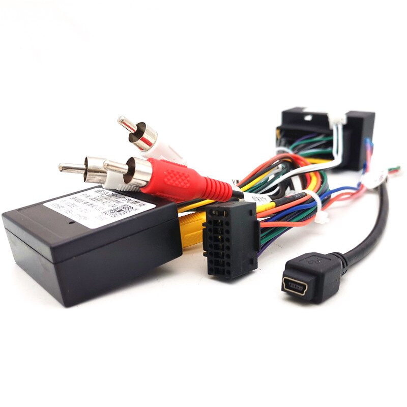 Car 16pin Android Wiring Harness With Canbus box For Jeep Cherokee 15~19/Compass(17–20)/Grand Commander/Renegade