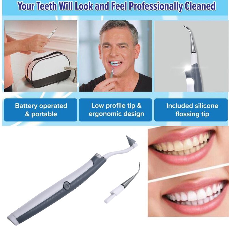 Tandheelkundige Borstel Ultrasone Tandheelkundige Tanden Met Behulp Van Led-verlichting Te Verwijderen Tandsteen En Vlekken Tandenborstel